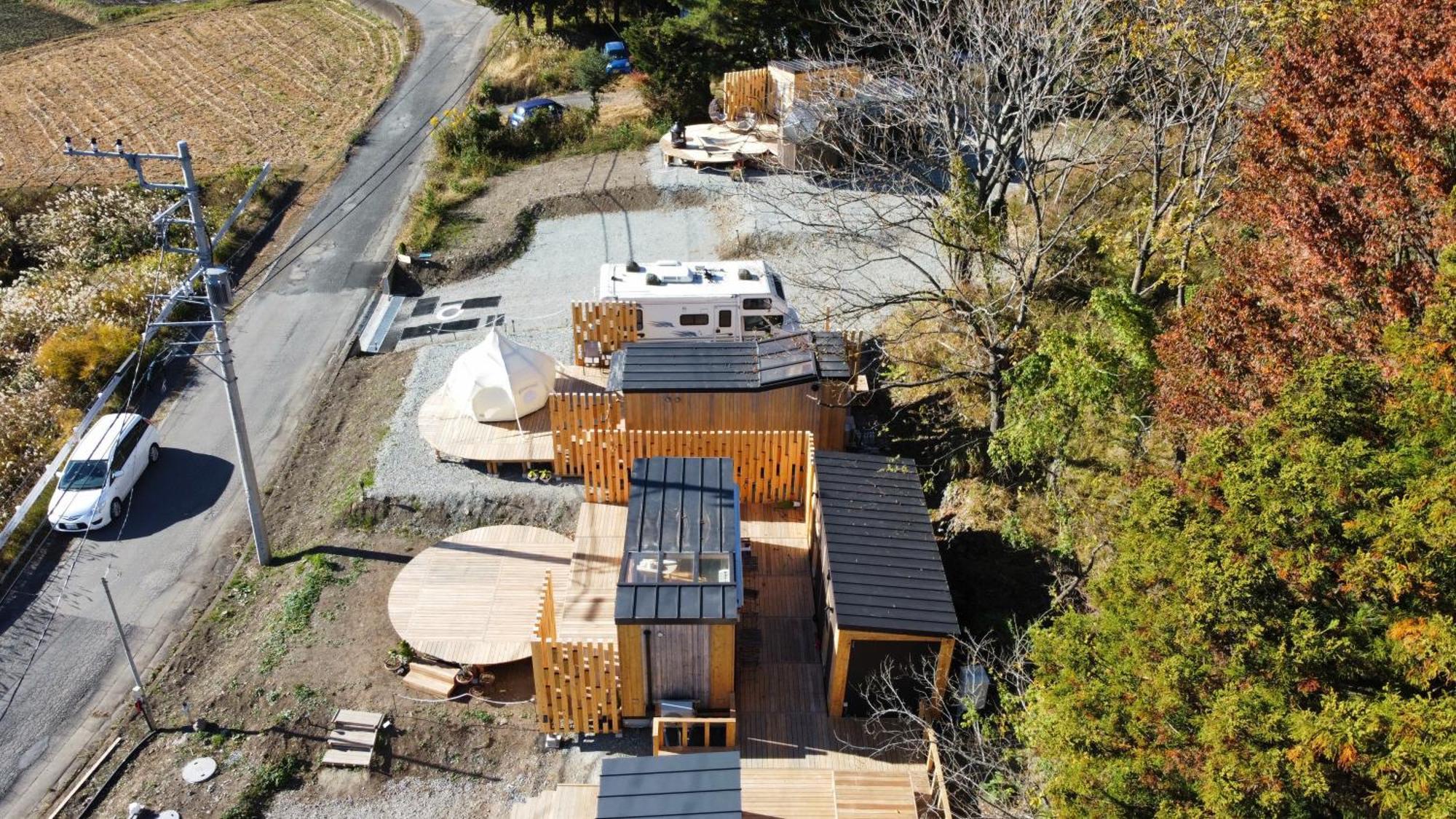 ホテル Fuji Dome Glamping 富士河口湖町 エクステリア 写真