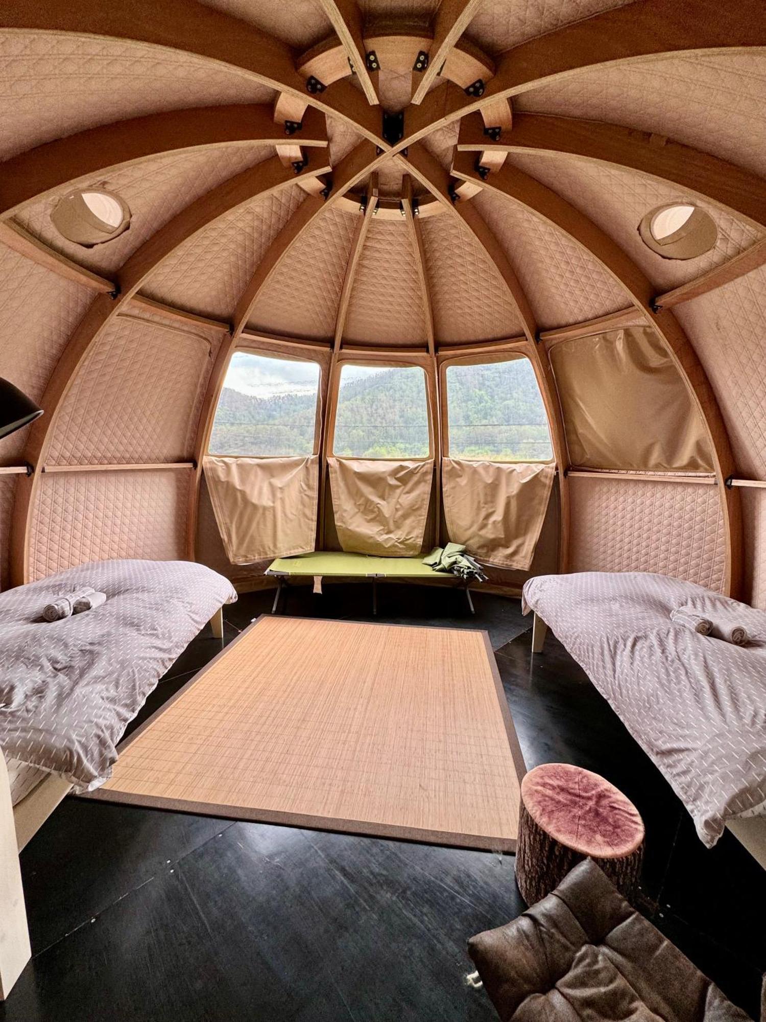 ホテル Fuji Dome Glamping 富士河口湖町 エクステリア 写真