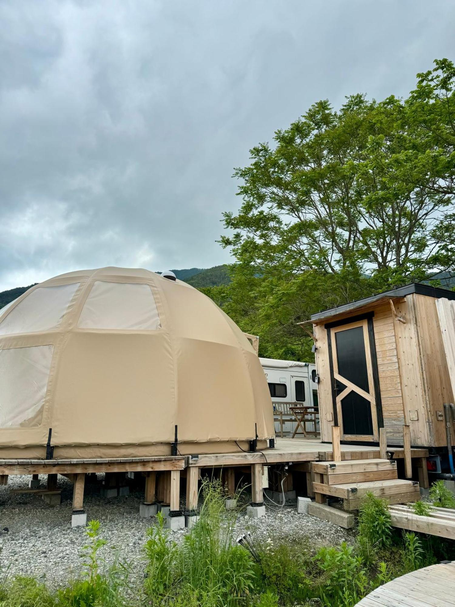 ホテル Fuji Dome Glamping 富士河口湖町 エクステリア 写真